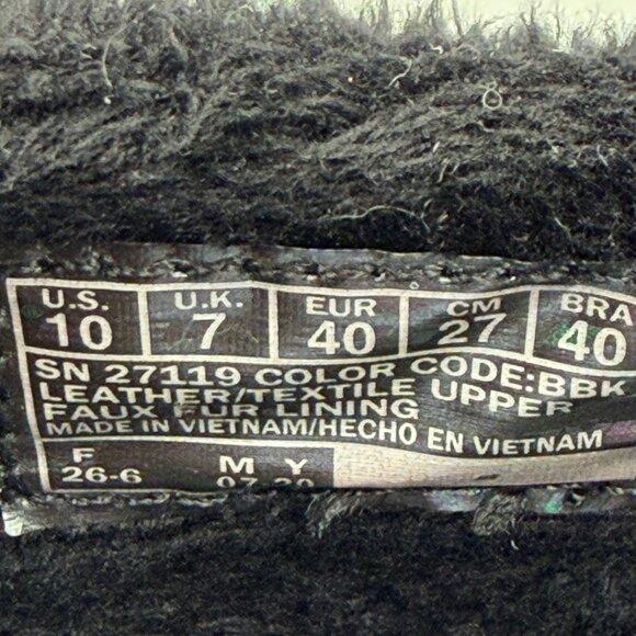 Skechers Madison Avenue - Plushed slip-on black suede sz 10 - Picture 8 of 9